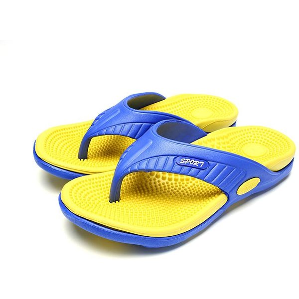 Klapki MęSkie Granulki MasująCe Kapcie MęSkie Wygodne SandałY PlażOwe MęSkie Buty Codzienne Klapki Domowe Chanclas De Hombre 45 żółTy-image