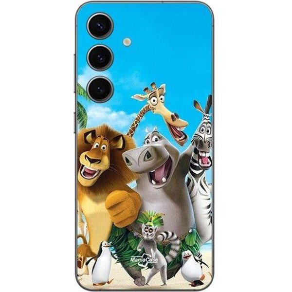 Coque - Maniacase - Samsung Galaxy S25 Plus - Silicone - Noir - Anime Negro-image
