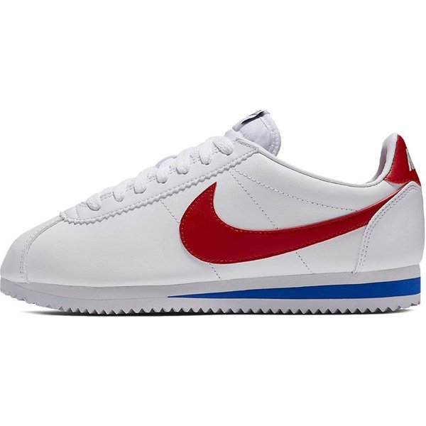 Nike Classic Cortez SkóRzane BiałE Czerwone Damskie Sneakersy 807471-103 36 White-image