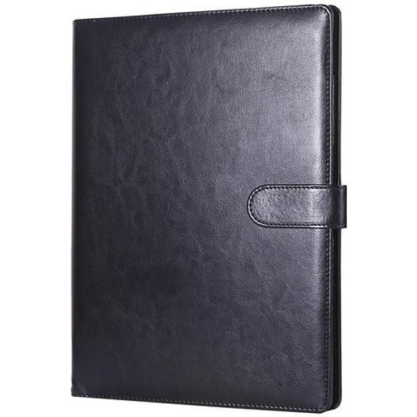 Carpeta Multifuncional A4 Para Conferencias Carpeta De PapeleríA De Negocios Carpetas De Archivo De Contratos De Cuero Calidad Premium Duradera Gray-image