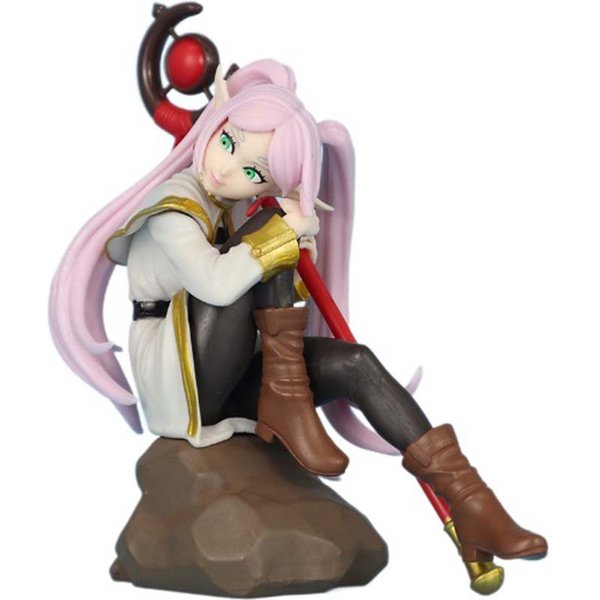 Frieren Poza KońCem PodróżY Figurka Anime Stopper Do Makaronu Frieren Figurka Akcji Luminasta Kolekcja Figurek Frieren Model White-image