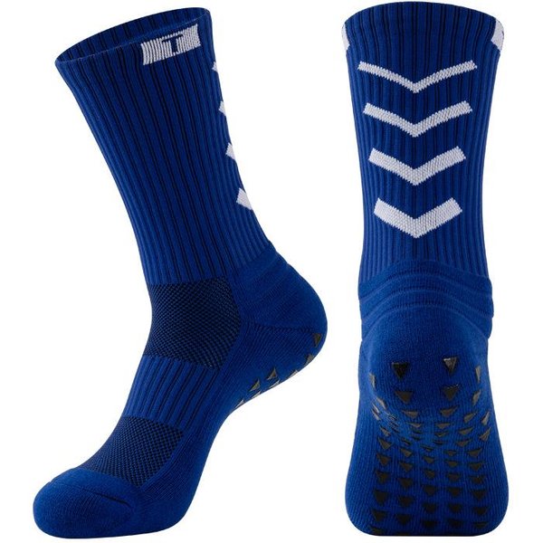 Calcetines De FúTbol Antideslizantes Transpirables A Media Pantorrilla Unisex - AbsorcióN De Sudor, Secado RáPido, DiseñO De Toalla Engrosada Para Adultos Y Estudiantes. One Size-image