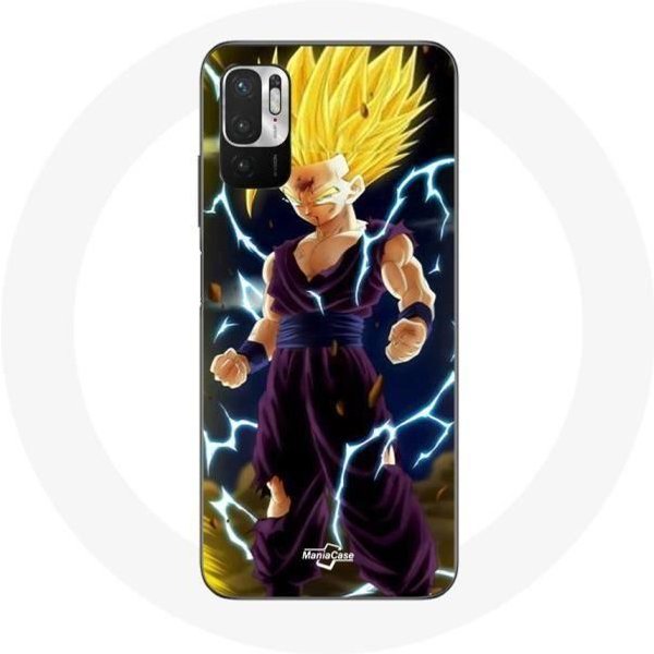 Funda Para Xiaomi Redmi Note 10T 5G Dragon Ball Z Super SSJ2 Gohan-image