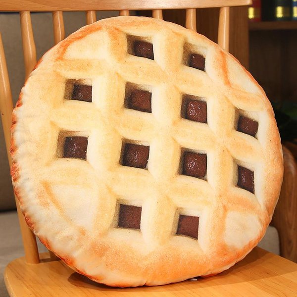 45 Cm Poduszka Pluszowa Ciastko Deser Wypchana Kremowa Czekoladowa Poduszka Na KrzesłO Dekoracja Domu Sofy KrzesłA Prezent Beige-image