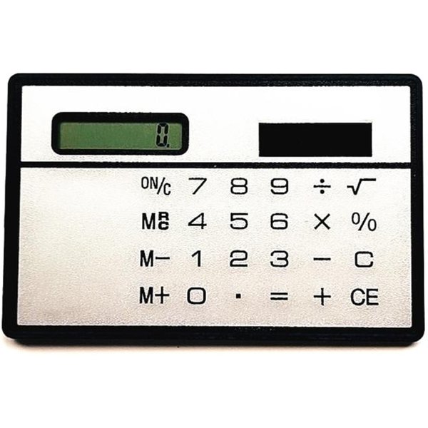 Calculadora De Bolsillo PequeñA Ofbk Calculadora De EnergíA Solar Calculadora De 8 DíGitos Calculadora EstáNdar BáSica PortáTil De Cuerpo Delgado Negro-image