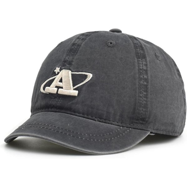 Czapka Z Daszkiem W Stylu Vintage Z KróTkim Rondem, BawełNiana, MęSka, Damska, MięKka Czapka Taty, Regulowane Czapki Niskoprofilowe W Stylu Trucker Adjustable 56-59Cm Black-image