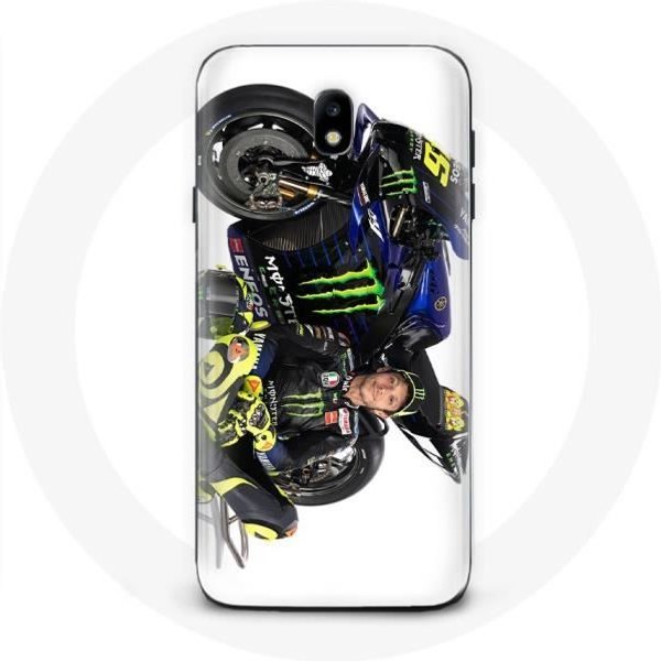 Coque Pour Samsung Galaxy J5 2017 Valentino Rossi Pilote De Vitesse Fond Blanc-image