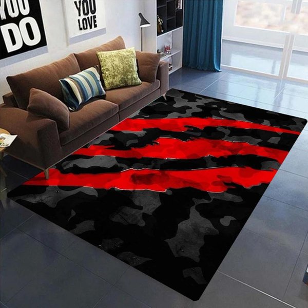 Ciemne Zadrapania Dywan Salon Sypialnia Dekoracja PrzyłóżKowa Mata PodłOgowa Mata Pod Drzwi WejśCiowe Do Domu AntypośLizgowy Dywan Do Kuchni MożNa Prać 50X80Cm20X31In-image
