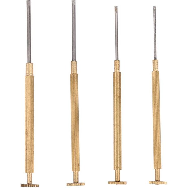 Juego De 4 Destornilladores Para Quitar El Movimiento De La Correa Del Reloj, Herramienta Para Reparar Relojes.-image