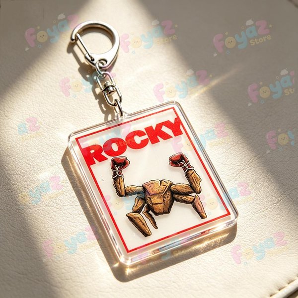 Rocky Amaze Amaze Breloczki Do AkcesorióW Zawieszka Do Torebki Projekt Misja Zdrowaś Mario GodłO Breloczki BiżUteria Fani Prezenty White-image