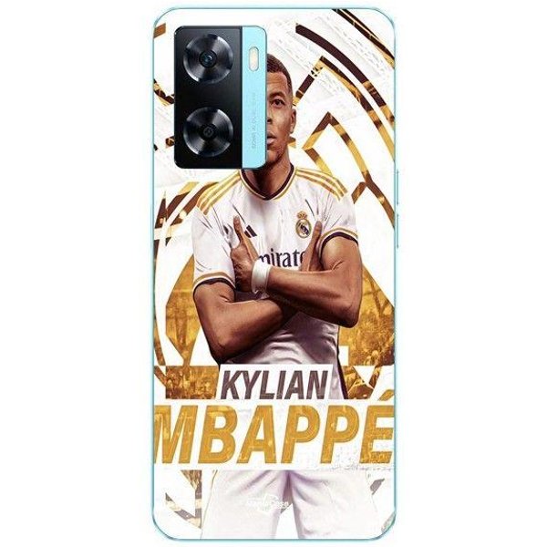 Coque Pour Oppo A57S 4G Kylian Mbappe Real Madrid Wallpaper Celebration Maniacase Negro-image