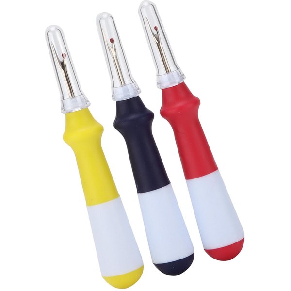 3 Piezas Descosedor Colorido Duradero Acero Inoxidable ErgonóMico PráCtico Mangos Removedor De Hilo Para Coser-image