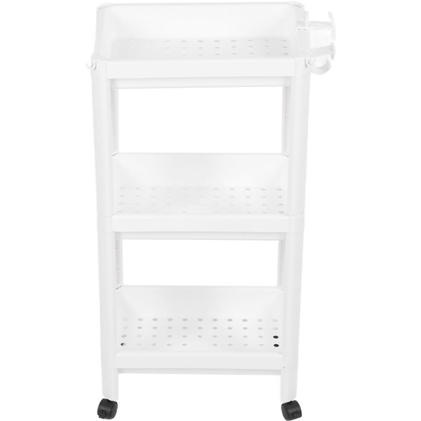 EstanteríA De Torre Para BañO PláStico Independiente Estante De Almacenamiento Organizador Unidad De EstanteríAs Multifuncional Para-image