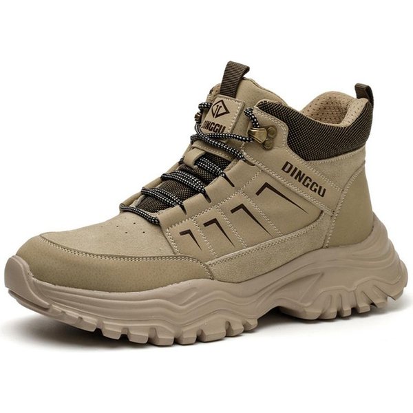 Zapatos De Seguridad Hombre Botas De Trabajo Zapatos Con Puntera De Acero Botas De Soldadura Anti Escaldaduras Masculinas Anti Aplastamiento Anti PerforacióN Zapatillas De Trabajo Botas De Seguridad 38 Black-image