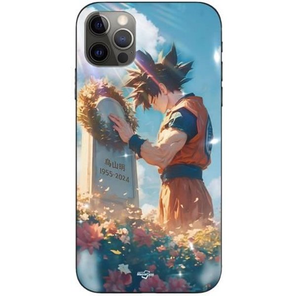 Funda - Maniacase - Iphone 12 Pro Max - Akira Toriyama Son Goku - Flexible - Negro-image