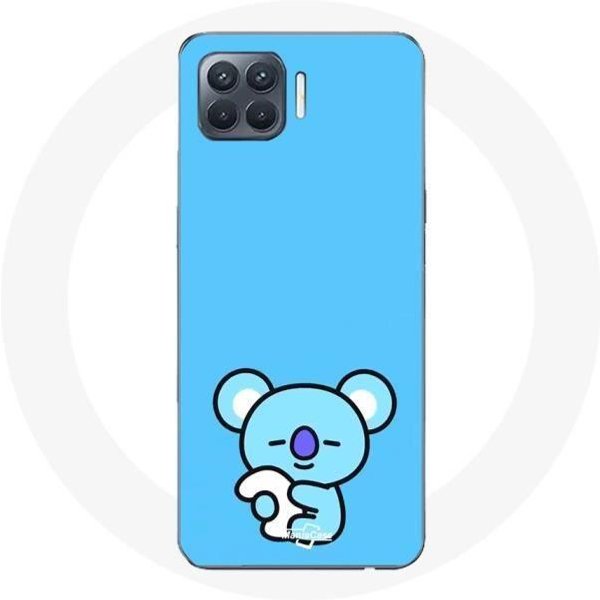 Funda Para Oppo A93 Bangtan BTS BT21 Koya RM Fondo Azul-image