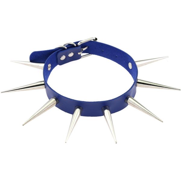 Collar Gargantilla Punk Grande Largo Con Pinchos Mujeres Hombres Remaches Tachonado Gargantilla Collar Grueso JoyeríA GóTica Metal GóTico Emo Accesorios-image