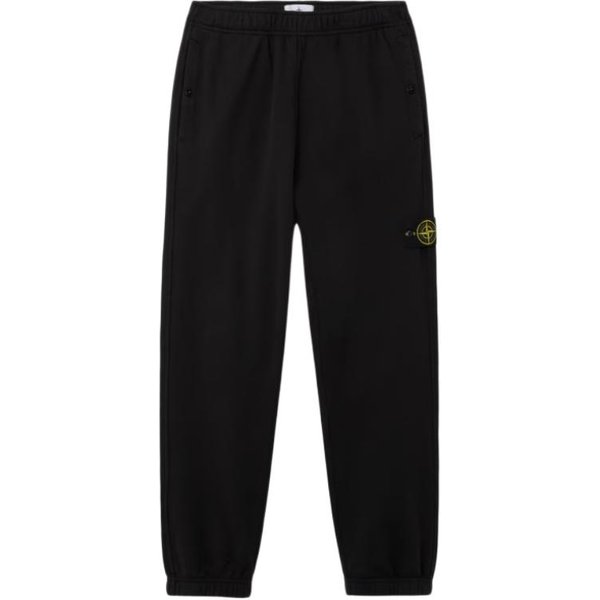 Stone Island ColeccióN Primavera Verano SS26 Pantalones Casuales Con CordóN En La Cintura Y Logo De Insignia Lateral Unisex L1S156200004S0410-V0029 XL Black-image