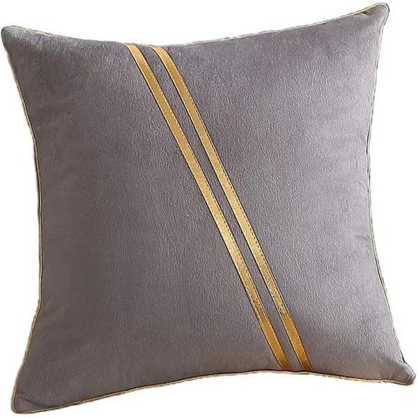 1 Funda De CojíN De Terciopelo Con DiseñO 45*45Cm Funda De Almohada Decorativa Para Sofá Sala De Estar Funda De CojíN Decorativo Para Dormitorio Funda De Almohada 45X45Cm-image