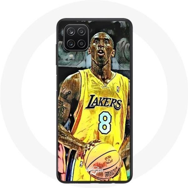 Funda Para Samsung Galaxy A42 5G Kobe Bryant Dunk Lakers 8 NBA Negra-image