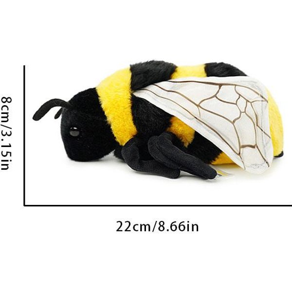 Pluszowa Zabawka Owad PająK Modliszka MróWka Motyl PszczołA Biedronka Lalka Kawaii Pluszowa Figurka KreskóWka Anime Urocza Prezent Urodzinowy Dla Dzieci Lalka-image