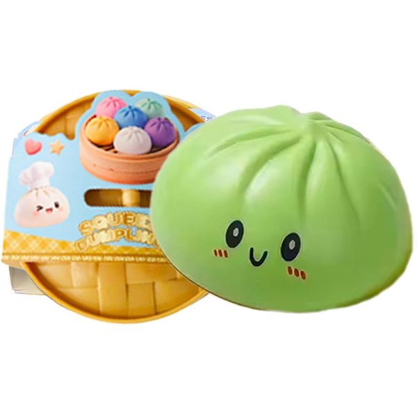 Gigantyczna Zabawka Squishy BułEczka PierożEk, Powoli PodnosząCa BłYszcząCa BułEczka PierożEk PiłEczka Antystresowa, Zabawka Fidget OdprężAjąCa Na Dom Biuro Podróż.-image