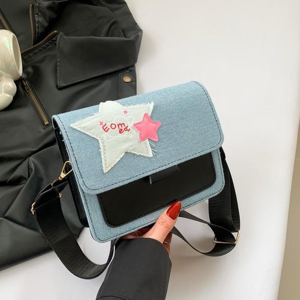 Nuevo Estilo Y DiseñO De Moda Bolso Cruzado De Un Hombro De Moda Color SóLido Retro Textura De Mano Bolso Cruzado PequeñO Cuadrado-image