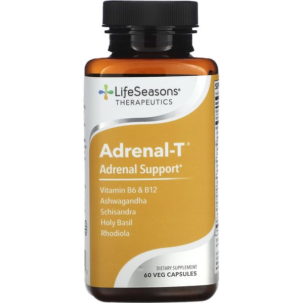 Lifeseasons, Adrenal-T, Soporte Para La Salud Adrenal, 60 CáPsulas Vegetales-image