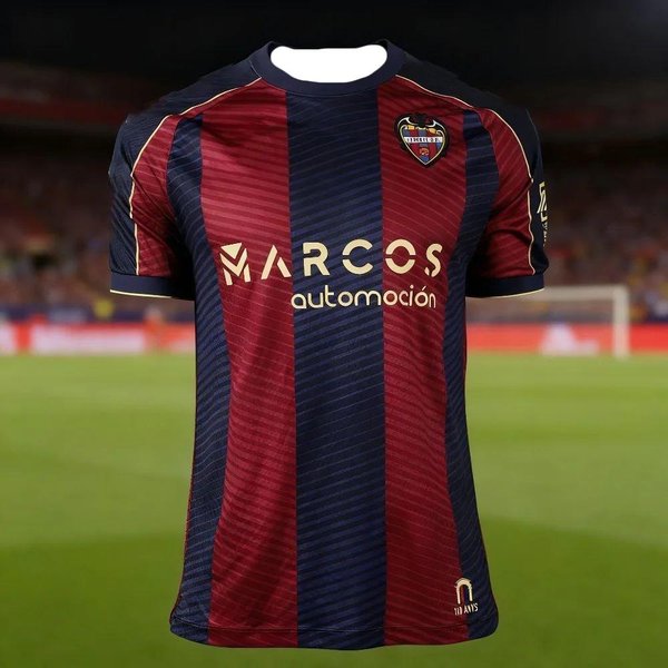 Sezon Levante UD Koszulki PiłKarskie Domowe I Wyjazdowe Koszulka Sportowa Drukowana W 3D Taka Sama Dla DorosłYch Rodziny Dzieci Koszulki Unisex L Brown-image