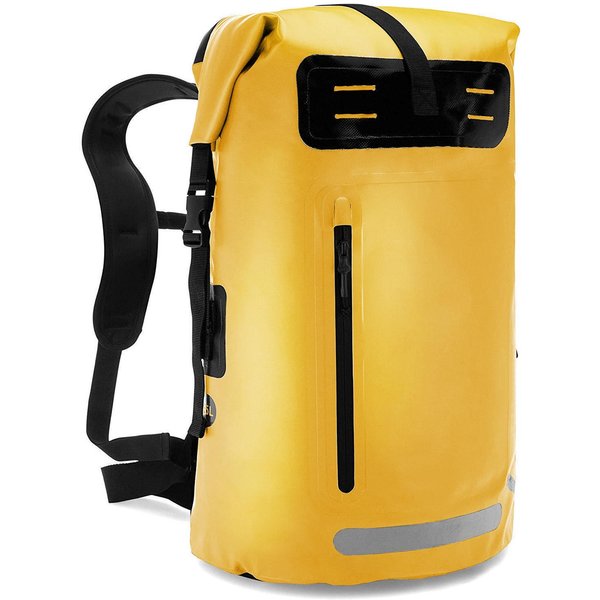 Mochila Impermeable, Resistente, Enrollable, Bolsa Seca Para Kayak, Rafting, NavegacióN Amarillo-image