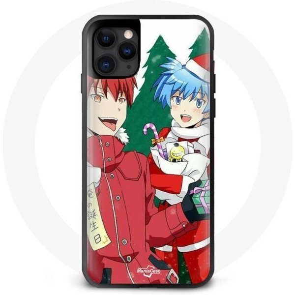 Funda Para Iphone 12 Pro Max CáMara Karma Y Nagisa Assassination Classroom Anime DíA De Navidad-image