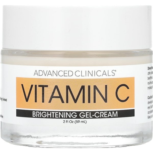 Advanced Clinicals, Witamina C, RozjaśNiająCy żEl-Krem, 2 Fl Oz (59 Ml) Beige-image