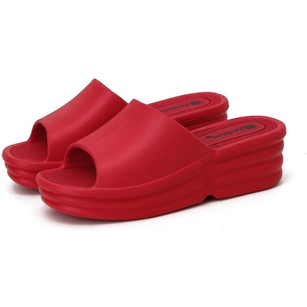 Sandalias De Plataforma De Moda De Verano, Zapatillas Para Caminar En La Playa Al Aire Libre, Zapatos De CuñA De Moda Para Mujer, Zapatos Casuales, Zapatillas De DiseñAdor 40-image