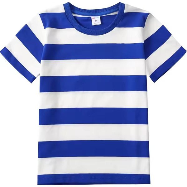 Camisetas De DiseñO De Rayas De Colores Contrastantes Impresas En 3D Cuello Redondo Manga Corta Ocio Ropa De Verano Para Hombre Camiseta CláSica 5XL-image