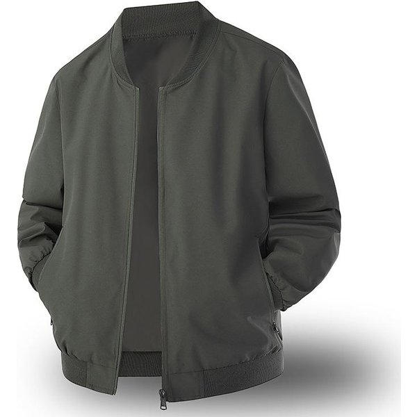 Chaqueta De BéIsbol Casual Holgada Para Hombre En Primavera Y OtoñO, Estilo Americano XXL Black-image