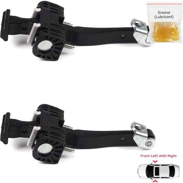 BDP719-1 2 Piezas Tope Limitador De Correa De Bisagra De Puerta Delantera Izquierda Y Derecha Para Vauxhall Opel Astra H MK5 2004-2014 2/3/4/5 Puertas 5160251 13107175-image