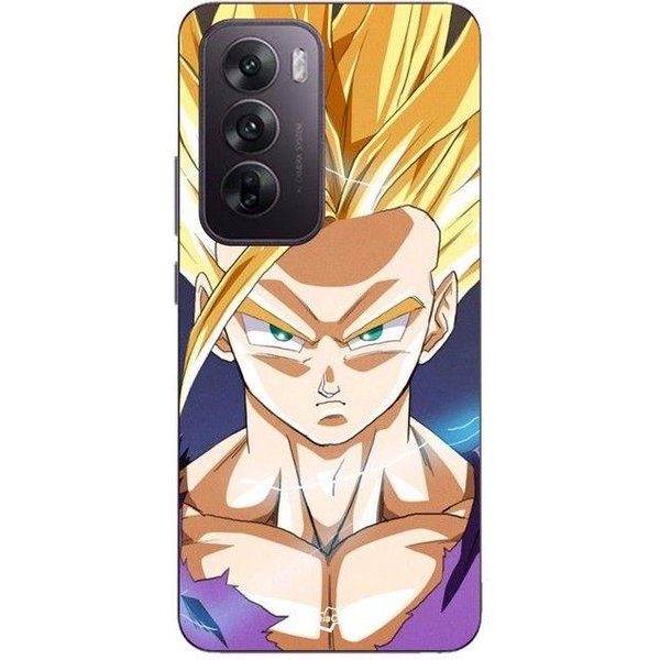 Coque De TéLéPhone - Maniacase - Oppo Reno 12 5G - Silicone - Souple - Dragon Ball Z Negro-image
