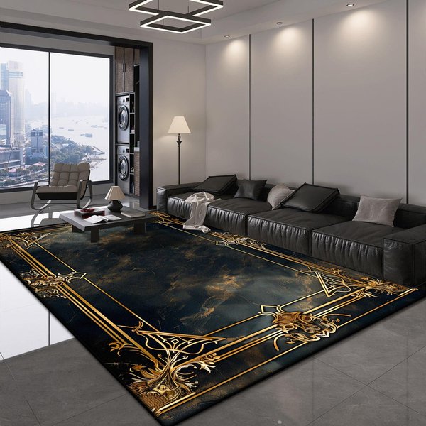 Nordycki Luksusowy Dywan Dekoracja Salonu Salon Stoliki Kawowe AntypośLizgowe DużE Dywany 200X300 SkłAdane Sypialnia PrzyłóżKowe MięKkie Maty 100*200Cm-image
