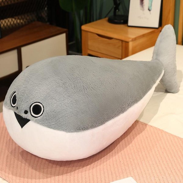 Kawaii ŻółW Sakaban Sacabambaspis Janvieri Pluszowa Zabawka Wypchana Szara Lepisosteus Oculatus Zwierzę Wodne Pluszak Peluche Prezent 50Cm-image