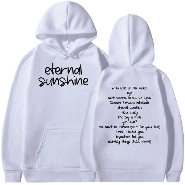 Nueva Sudadera Con Capucha Eternal Sunshine De Ariana Grande Xxxl White-image
