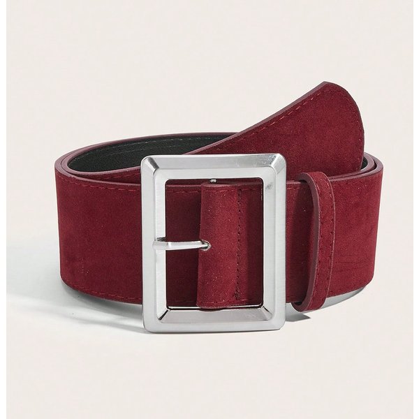 CinturóN Retro VersióN Ancha Para Mujer Cintura CombinacióN Falda CinturóN De Temperamento Accesorios Red Varios Colores-image