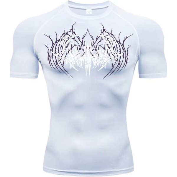 2025 Camiseta De CompresióN Para Hombre Manga Corta Camisetas Deportivas Fitness Running Ropa Deportiva Hombre Gimnasio EláStica Secado RáPido Camiseta De CháNdal RL0659 XXL-image