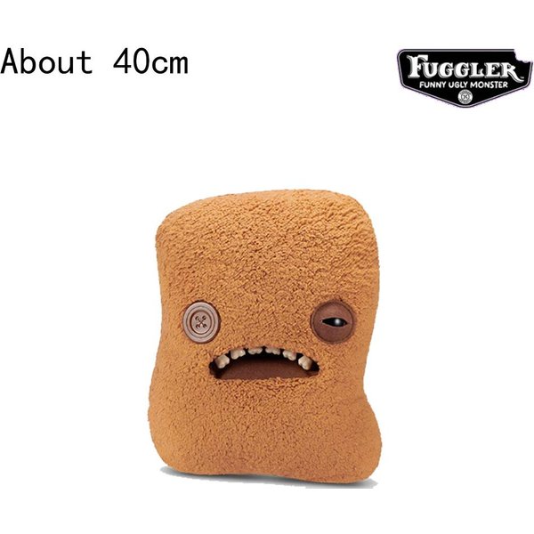 DużY Fuggs Original Fuggler Pluszowa Lalka Pluszowy OśMiornica SłOń PotwóR Kurczak Nugget Poduszka Peluche Zabawka Prezent Brown-image