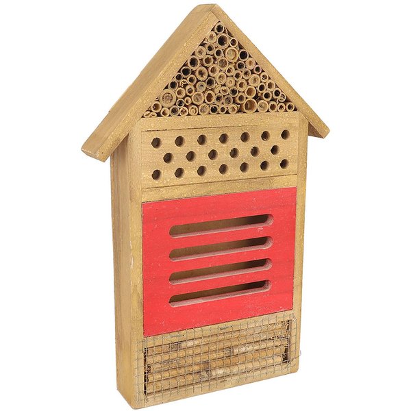 Casa De Abejas De Insectos De Madera, HabitacióN De Insectos De Madera, Refugio De Hotel, DecoracióN De JardíN, Caja De Nidos-image