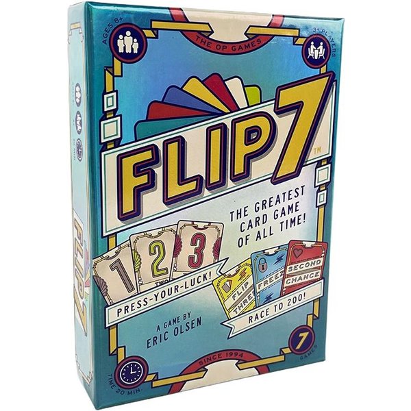 Flip Flip 7 Juego De Mesa Cartas IngléS Juego De Azar Perro Suerte Feliz Rompehielos Multijugador Ocio Entretenimiento Juego De Mesa-image