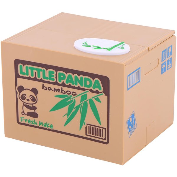 Skarbonka Panda, Bank Na Monety, Automatycznie KradnąCa Monety Centy Bank PudełKo Do OszczęDzania Beige-image