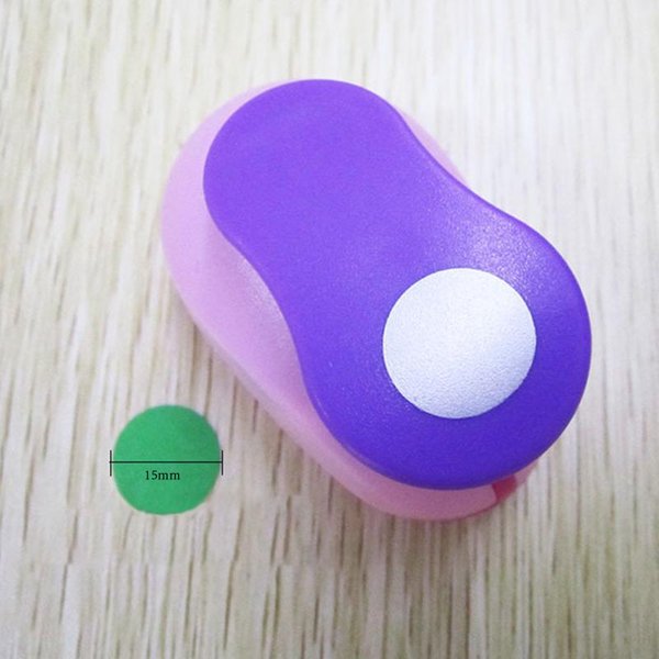 Perforadora Circular De 8/15/25/38/50 Mm, Perforadora De Relieve Para Bricolaje, MáQuina Para Hacer áLbumes De Recortes, Cortadora De Papel De Colores, Perforadora De Agujeros Para Manualidades, Cortadora Redonda Purple-image