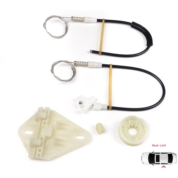 BWR268 Kit De ReparacióN De Elevalunas Trasero Izquierdo Para Renault Megane MK1 X64 BA0/1 LA0/1 KA0/1 1996-2003 4/5 Puertas 7700834343-image
