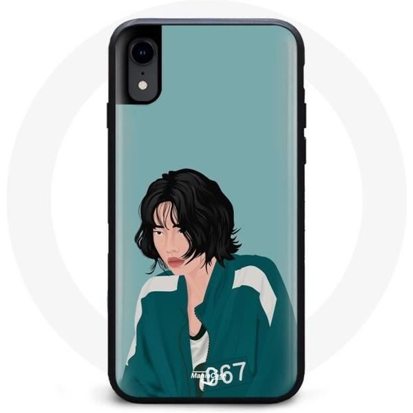 Funda Iphone X Squid Game Kang Sae Byeok No 067-image