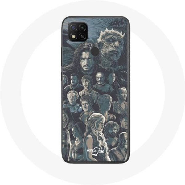 Funda De ProteccióN - Xiaomi - Redmi 9C - Juego De Tronos - Flexible - ProteccióN Contra Golpes Gris-image